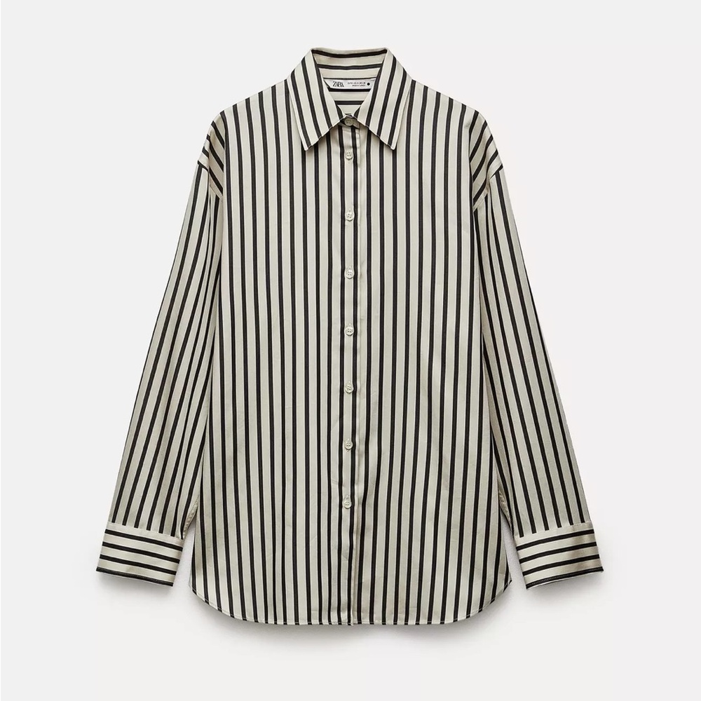 Zara Striped Poplin Shirt ZW
Collection - Vanilla-Black